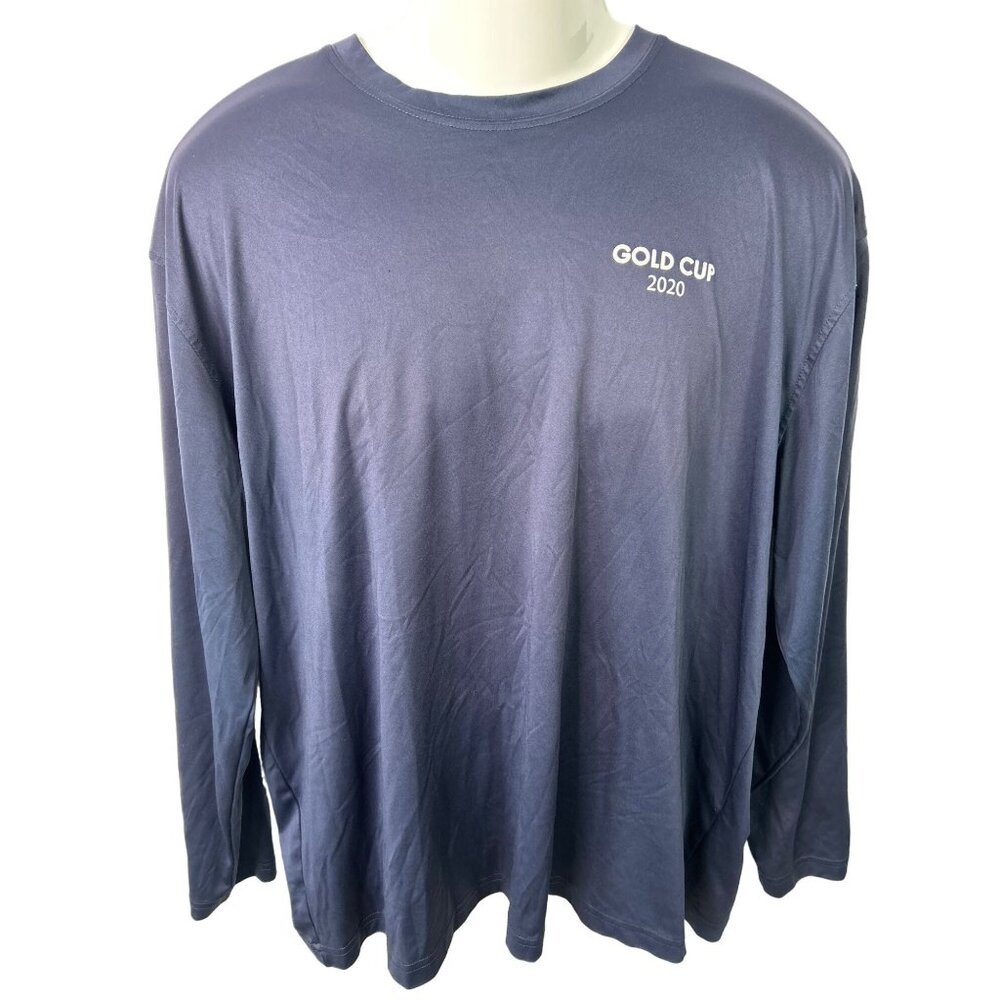 Ultra Club Men’s XL Gold Cup 2020 Long Sleeve T-Shirt Cool & Dry‎ Loungewear